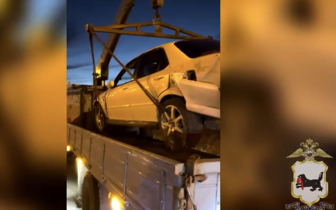 В Ангарске пьяный лихач пытался удрать от полицейских