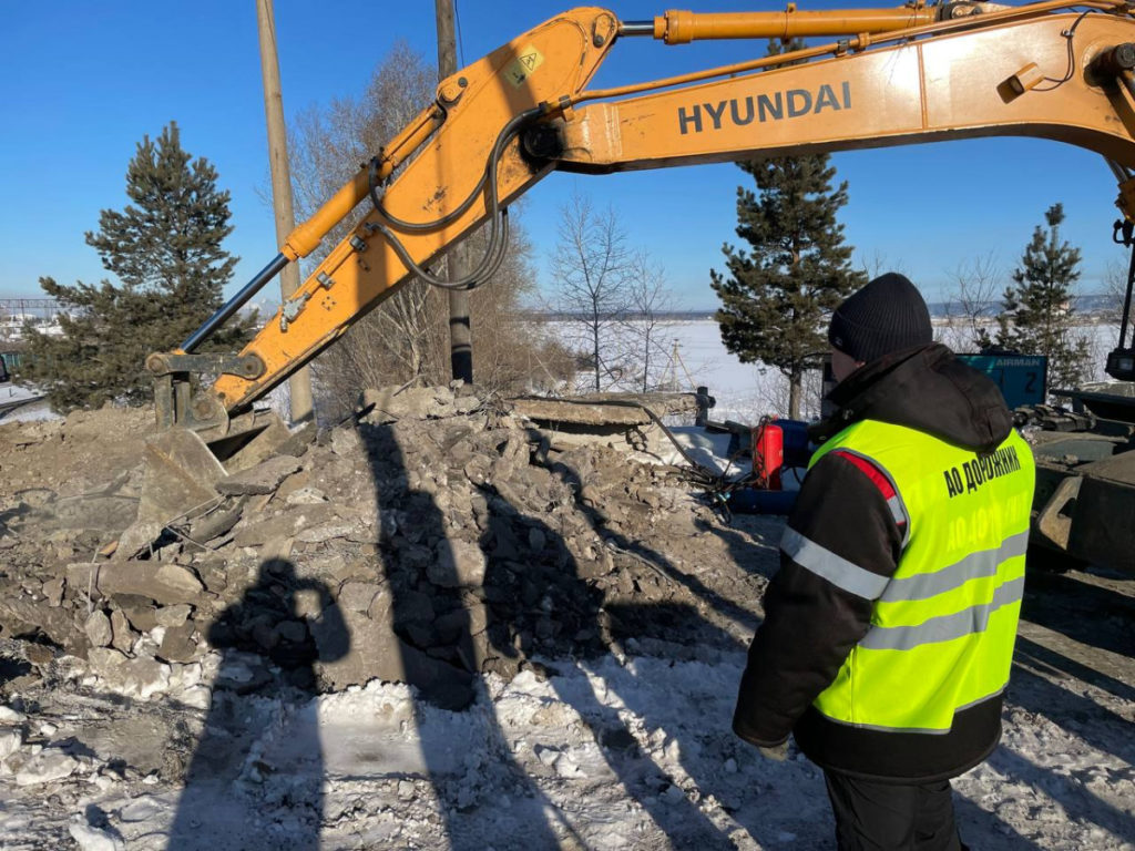 Возобновлен ремонт виадука в Мегете