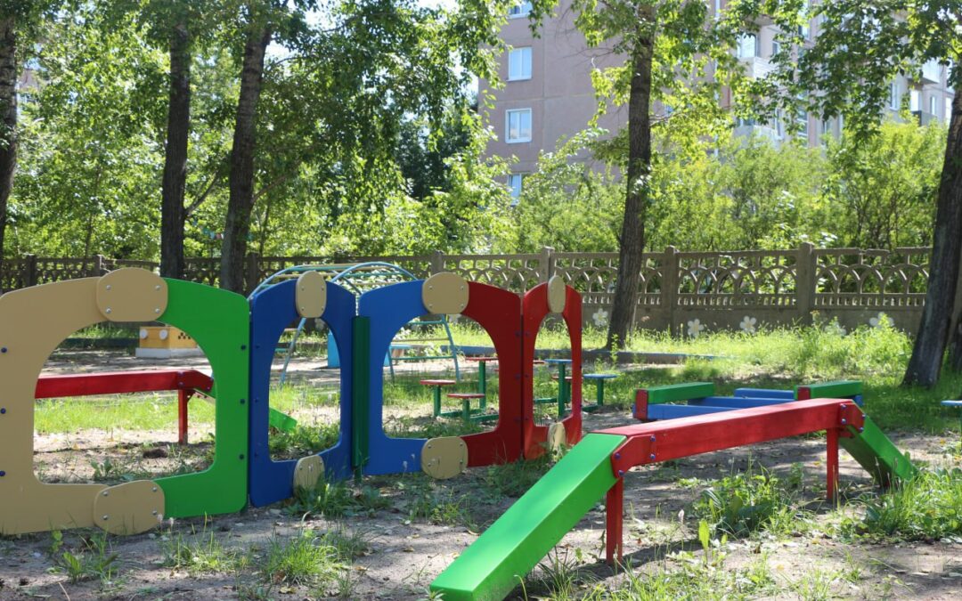 В детском саду №67 появилась новая спортивная площадка