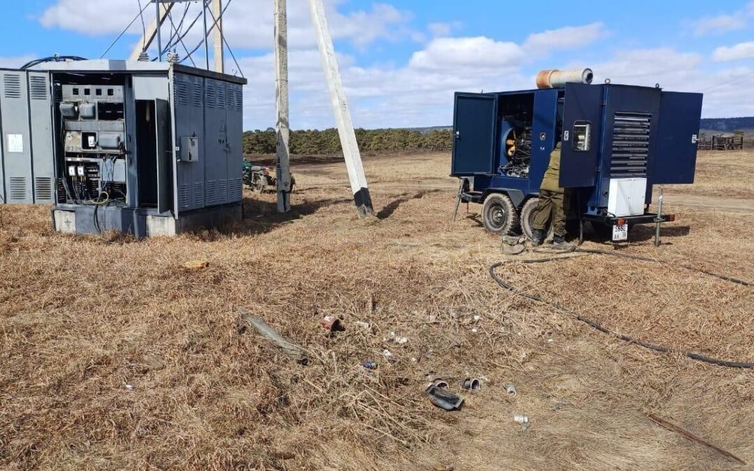 В Усольском районе восстановлено электроснабжение