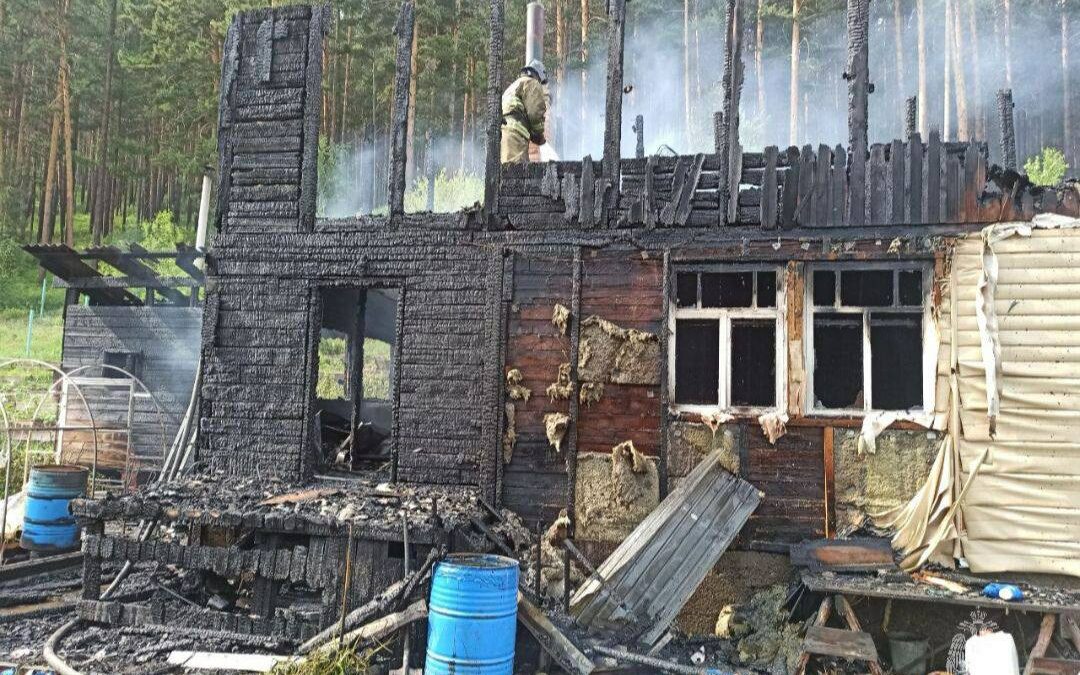 В садоводстве “Сосновый” Шелеховского района на пожаре погиб пенсионер