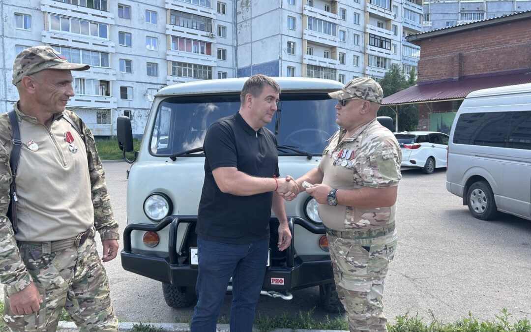 Ангарчане передали в зону СВО очередной внедорожник