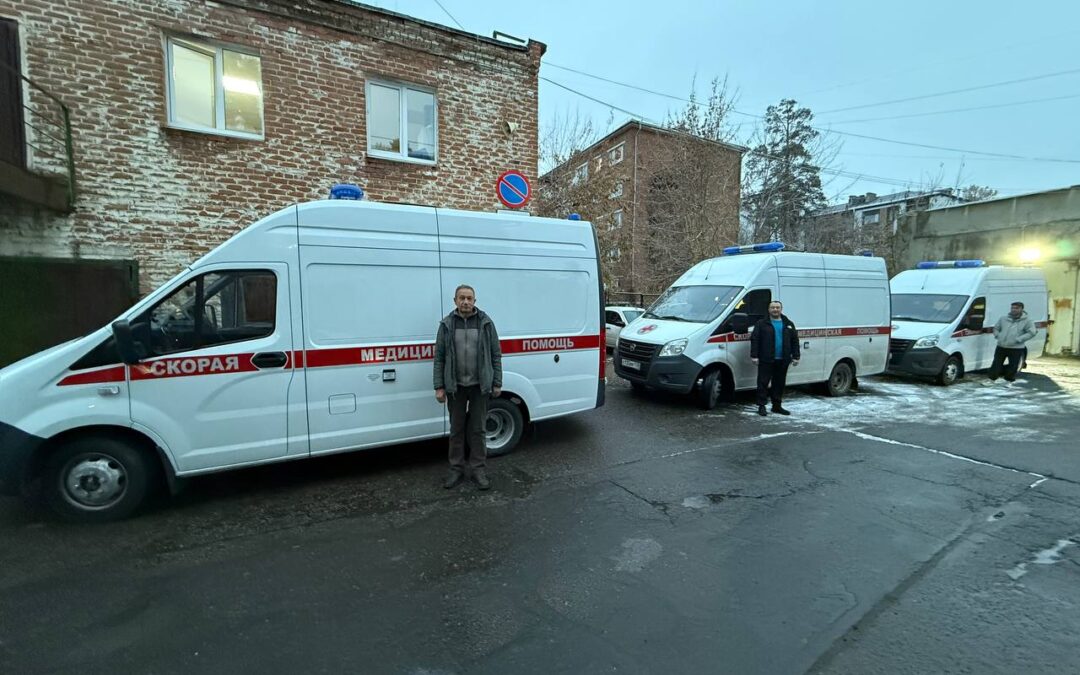 В Ангарской горбольнице новые машины скорой помощи