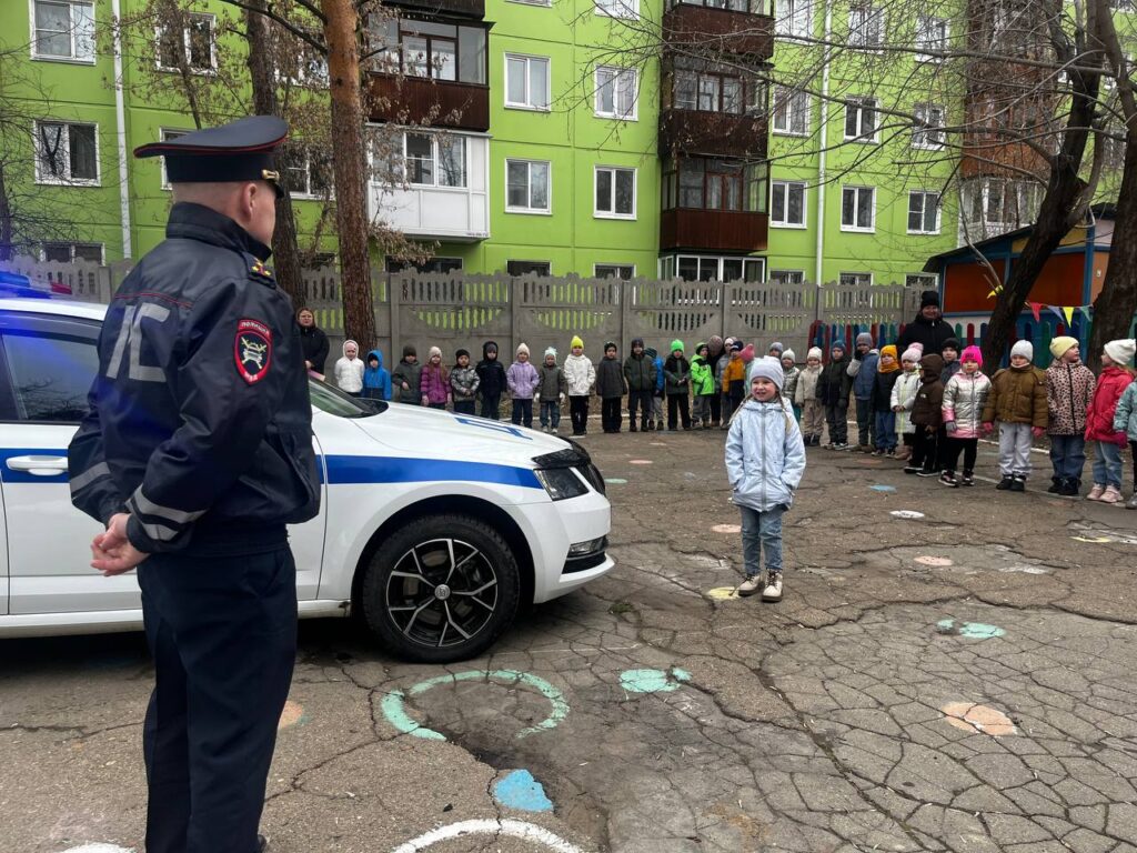 Ангарским дошкольникам рассказали о дорожной безопасности