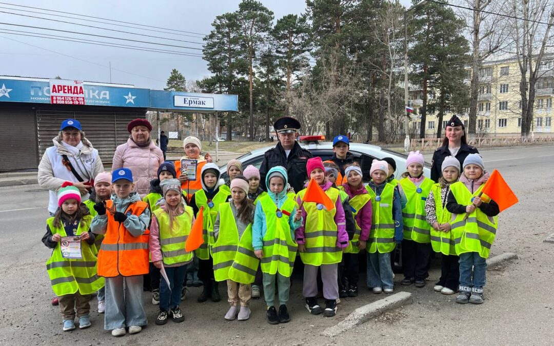 В Ангарске продолжается акция «Георгиевская ленточка»