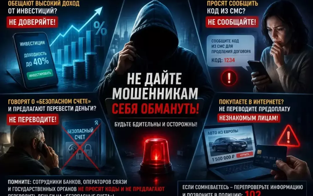 Более 14 млн рублей перевели жители Иркутской области аферистам