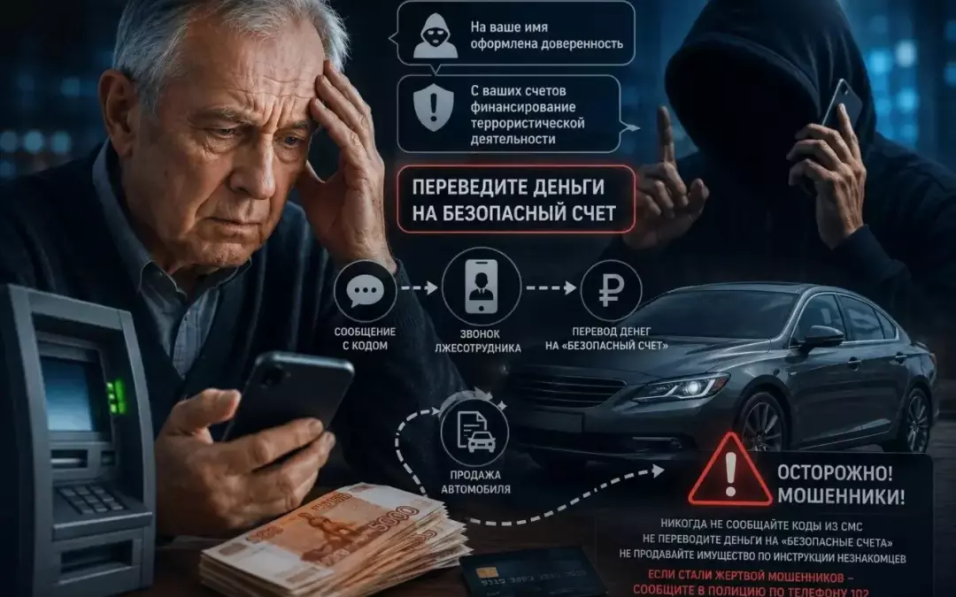 В Иркутске мужчина продал машину, чтобы перевести деньги мошенникам