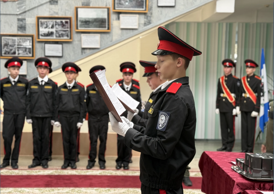 57 воспитанников Ангарского кадетского корпуса принесли клятву
